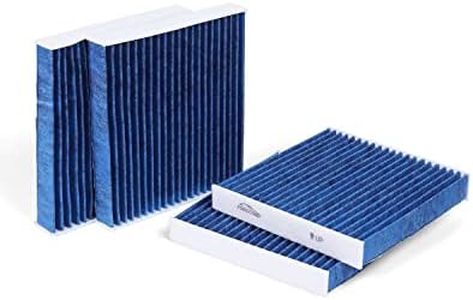 Forccord 4-Pack HEPA Cabin Air Filter Fits for Mazda CX-9 Toyota RAV4 Corolla Camry Highlander Lexus RX350 Activated Carbon Cabin Filter CF12157 Replacement Accessories