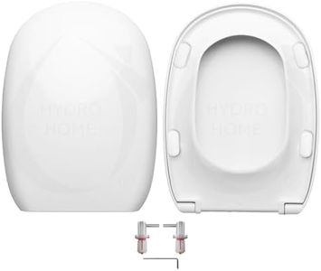 HYDRO HOME Tavoletta Wc Pozzi Ginori Easy e Easy 02 Come Originale, Copriwater In Materiale Termoindurente,Tavoletta Water Con Cerniere Fissaggio Dall'Alto MADE IN ITALY (CHIUSURA CLASSICA)