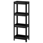 Ikea Vesken Shelf Unit Black 304.508.07