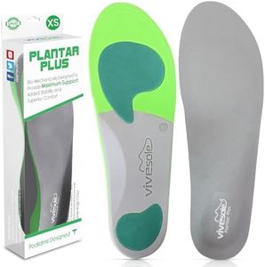 ViveSole Arch Support Insoles for Men & Women - Orthotic Inserts for Plantar Fasciitis, High Arches, Flat Feet - Shoe Inserts for Comfort and Relief, Back, Fascia, Foot and Heel Pain - Full Length