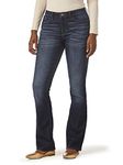 Riders by Lee Indigo Women's Midrise Bootcut Jean, Nightfall, 14 Petite