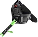 ZSHJGJR Archery Bow Release Aid Compound Bow Release Thumb Trigger Caliper Wrist Release Adjustable Strap Quick Release for Compound Bow Hunting Practice (Green)