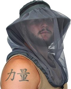 GearTOP Safari Hat with Mosquito Net and UPF 50+ Sun Protection for Men and Women (Dark Grey)