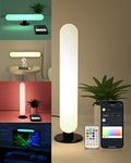 ALANTOP Smart Desk Lamp with WiFi APP Control - Compatible with Alexa and Google - Adjustable White and RGB Colors, Music Sync USB Bedside Lamp - Perfect for Bedroom, Gaming Lamp, Home Office