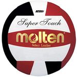 Molten Super Touch Volleyball (Red/Black/White, Official)