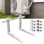 Pearwow Outdoor Wall Mounting Bracket for 9000-36000 BTU Mini Split Ductless Air Conditioner Heat Pump Systems,Compressors,Condenser Units,Support up to 400lbs