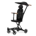 Evolur Cruise Rider Stroller with Canopy, Lightweight Stroller with Compact Folding, Easy to Carry Travel Stroller, Black Black