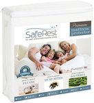 Full Size SafeRest Premium Hypoallergenic Waterproof Mattress Protector - Vinyl, PVC and Phthalate Free