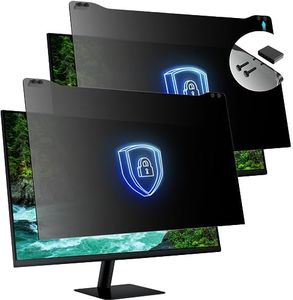 GHY 2 Pack 27 inch Privacy Screen for Computer Monitor Aspect Ratio 16:9, Anti Blue Light, Desktop UV Screen Protector Filter, Hanging Type Computer Screen Privacy Shield 27 Inch, NOT for iMac