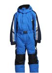 Genma0 One-Piece Snowsuit Water Resistant Windproof Taslon Reflective for Adults/Men/Women (Blue, XXL)