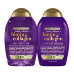 OGX Biotin & Collagen Set, 1 Shampoo + 1 Conditioner, 13 Ounces