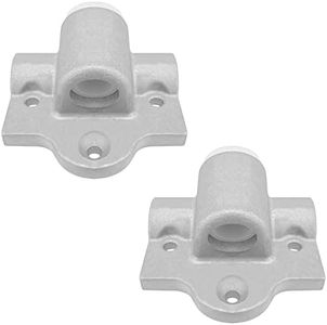 Surmeny Marine 2PCS Aluminum Boat Oar Lock Sockets Rowboat Fishing Duck Jon Boat Round Gunwale Style