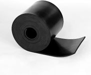 WochiTV Solid Rubber Strips Rolls, 4" Wide x 1/8" Thick x 120" Long Neoprene Rubber Sheets Perfect for DIY Gasket Material, Sealing, Liner, Shield, Padding, Mat