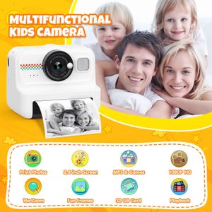 HiMont Kids Instant Print Camera – Black