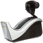 3M Scotch C60 Desktop Tape Dispenser | For tape rolls with 3/4" Width on 1" Core | Silver and Black