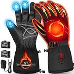 Heated Gloves for Men Women,Recharg