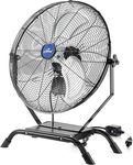 iLiving Wall Mounted/Floor Stand Variable 20 Inches Speed Indoor/Outdoor Fan, Industrial grade for Patio, Greenhouse, Garage, Workshop, and Loading Dock, 4650 CFM, Black
