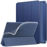 MoKo Case Fits All-new Amazon Fire HD 10 Tablet(13th Generation, 2023 Release)10.1",Soft TPU Frosted Colored Back Cover for Fire Tablet 10 2023 Multi-Angle Slim Smart Shell, Auto Wake/Sleep, Navy Blue