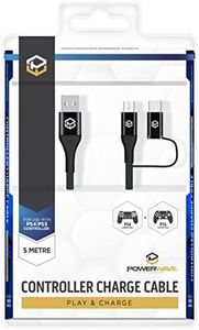 Powerwave PS4 and PS5 5m Controller Charge Cable