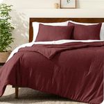 Bare Home Comforter Set - King/Cal King Size - Ultra-Soft - Goose Down Alternative - Premium 1800 Series - All Season Warmth (King, Heathered Rose)