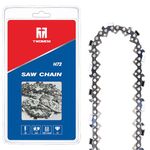 TWOMEM 18 Inch Chainsaw Chain .325’’ LP .05 Inch Gauge fits 18 Inch Bar 72 Drive Links Compatible Replacement Saw Chain H72 for Craftsman, Echo, Husqvarna, McCulloch, Poulan