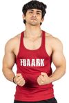 Classic Men's Regular Fit Gym Tank Tops Sports Sleeveless Vest (Maroon, Medium)