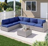 LOUVIXA 7 Piece Outdoor Patio Furni
