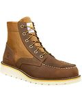 Carhartt Men's 6-inch Moc Toe Wedge Boot Fw6035M, Brown Leather & Tan Duck, 11