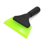 uxcell uxcell Antislip Handle Green Rubber Car Window Ice Scraper Snow Removal Tool