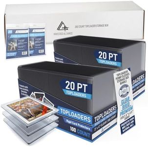 Premium Seamless 20PT - 360PT Top Loaders for Cards | Top Loader Card Holder, Baseball Card Sleeves Hard Plastic, Hard Trading Cards Sleeves, TCG Sports Sleeve Hards, Toploader Clear Plastic Holder.