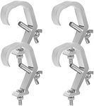 Wanfoou 4 Pcs Stage Light Clamp Hoo