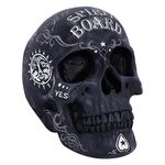 Nemesis Now Spirit Ouija Talking Board Skull Ornament, Black, 20cm