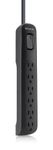 Belkin 6 Outlet Surge Protector with 4 feet Power Cord, Black - BV106000-04-BLK