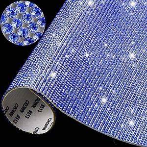 12000 Pieces 2mm Bling Bling Rhinestone Sheet Rhinestone Sticker DIY Car Decoration Sticker Self Adhesive Heat Repair Glitter Crystal Gem Sheet Sticker for Car&Craft Decoration(Lightsea)