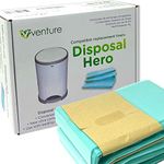 Venture Nappy Bin Liners Standard 16 Litre Compatible With Korbell 16l Bin and Litter Champ Nappy Bin Refill