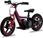 Blissskip Lightweight Electric Dirt Bike for Kids, 170W Powerful Racing Grade Electric Motorcycle Up to 10MPH，24V Detachable Battery, 12-Inch Off-Road Tires, Adjustable Seat - Ideal for Ages 3-6