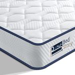 BedStory Twin Mattress, 6 Inch Medium to Firm Innerspring Mattress with Bamboo Charcoal Foam, Supportive and Pressure Relief Odorless Single Bed Mattress in a Box, CertiPUR-US Certified 38x74 Inch