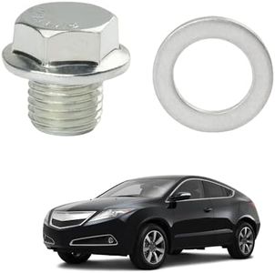 ZUDZUW Engine Oil Pan Drain Bolt Plug with Washer 90009-R70-A00 Compatible with Acura CL TL Honda Accord Civic