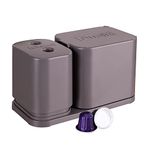 Dualit EcoPress™ Duo Max Aluminium Coffee Capsule Recycling Tool - Compatible with Nespresso Capsules & Coffee Grounds