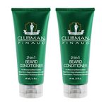 Clubman Beard 2-In-1 Conditioner 3 Ounce Tube (88ml) (2 Pack)