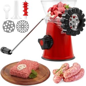 Manual Meat Grinder with Hand Crank Food Grade Meat Grinder Sausage Maker Fast Cutting Meat Grinder Manual Mincer Multifunctional Meat Mincer Machine Easy Cleaning for Ginger Garlic