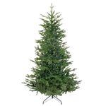 Dellonda Realistic Artificial 6ft/180cm Hinged Christmas Tree with 1200+ PE Tips & PVC Interior - DH45