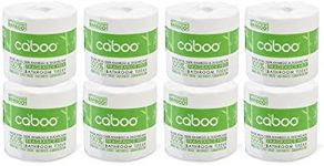 Caboo Tree Free Toilet Paper, Septic Safe RV Bath Tissue, Tree Free, Eco Friendly,Chemical Free Toilet Paper, Fast Dissolving Soft 2 Ply Sheets - 8 Rolls of 500 Sheets, Total 4000 Sheets