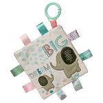 Taggies 40086 Crinkle Me Baby Paper and Squeaker Soft Toy, Dream Big Elephant, 16.5 x 16.5-Centimeters