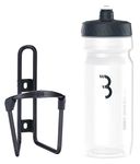 BBB Cycling FuelTank And CompTank Bike Water Bottle Holder With BPA-free Bike Water Bottle ; Bike Bottle Cage And Bottle Set ; Universal Fit 550ml ; BBC-03C