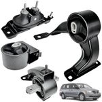 4 PCS Engine Motor Mount Set Compatible with 2015-2011 Chrysler Town & Country 3.6L, 17-2011 Dodge Grand Caravan 3.6L, 12-2015 Ram C/V, 14-2011 VW Routan Replace # A5665 A5480 A5589 A5577