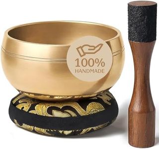 Silent Mind Tibetan Singing Bowl Set – Easy to Play & Beginner Friendly Meditation Bowl with Cushion & Mallet | Stress Relief & Mindfulness | Gift-Ready