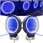 2Pcs Round LED Work Light,4.5" Halo