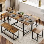 VIGKOOK 6-Piece Dining Table Set fo