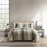 Eddie Bauer - King Quilt Set, Cotton Reversible Bedding with Matching Shams, Home Decor for All Seasons (Fairview Sand, King)